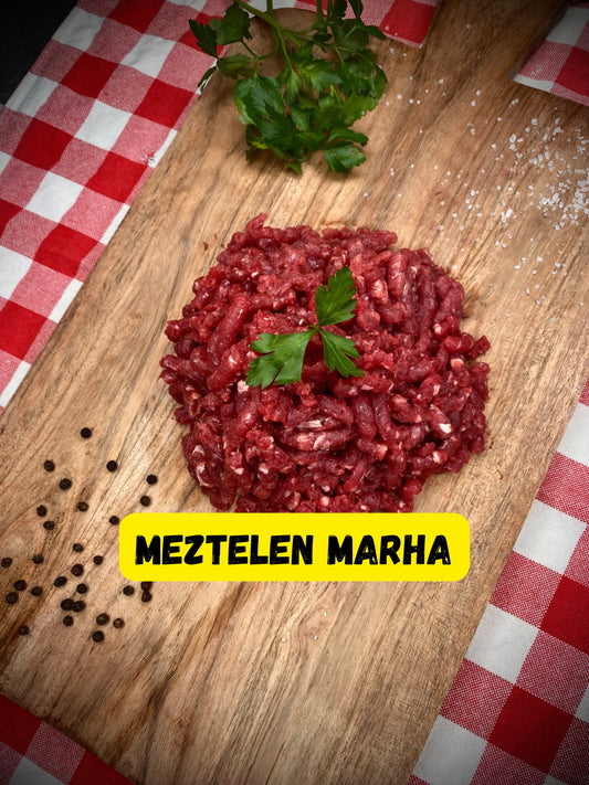 Meztelen marha (zsírtart. 1-4% max., darált színhúsból)